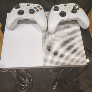 Xbox White Gaming Console with Controllers